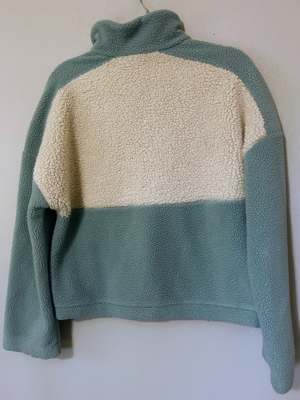 Columbia Women's Sherpa Lodge Colorblock Fleece Cozy Pullover Jacket Size Medium - Picture 2 of 4